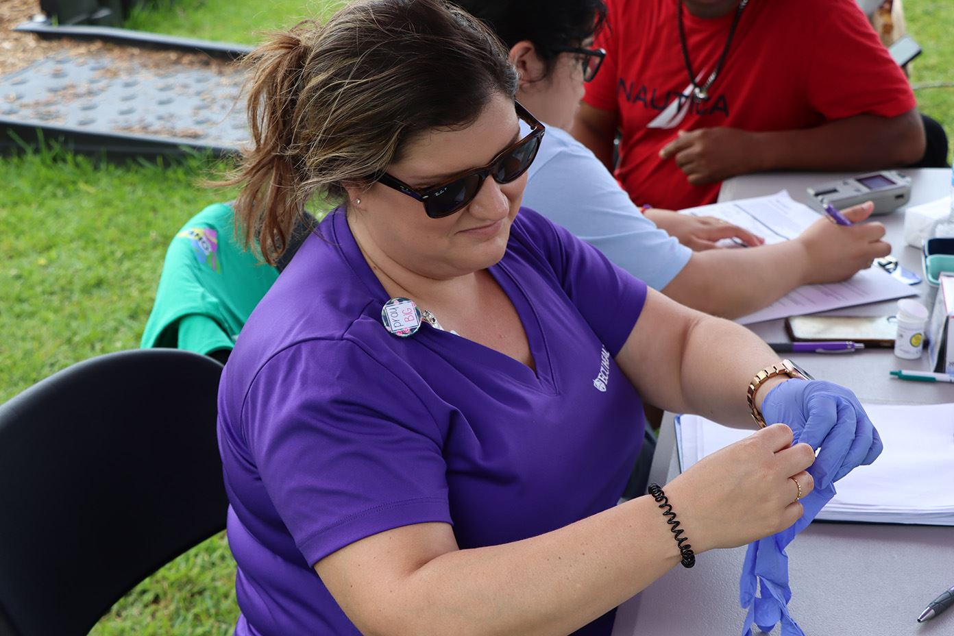 People participating in the June 22 Community in Action event